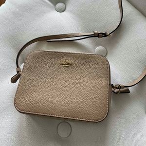 Coach mini crossbody camera bag - beige - USED ONCE